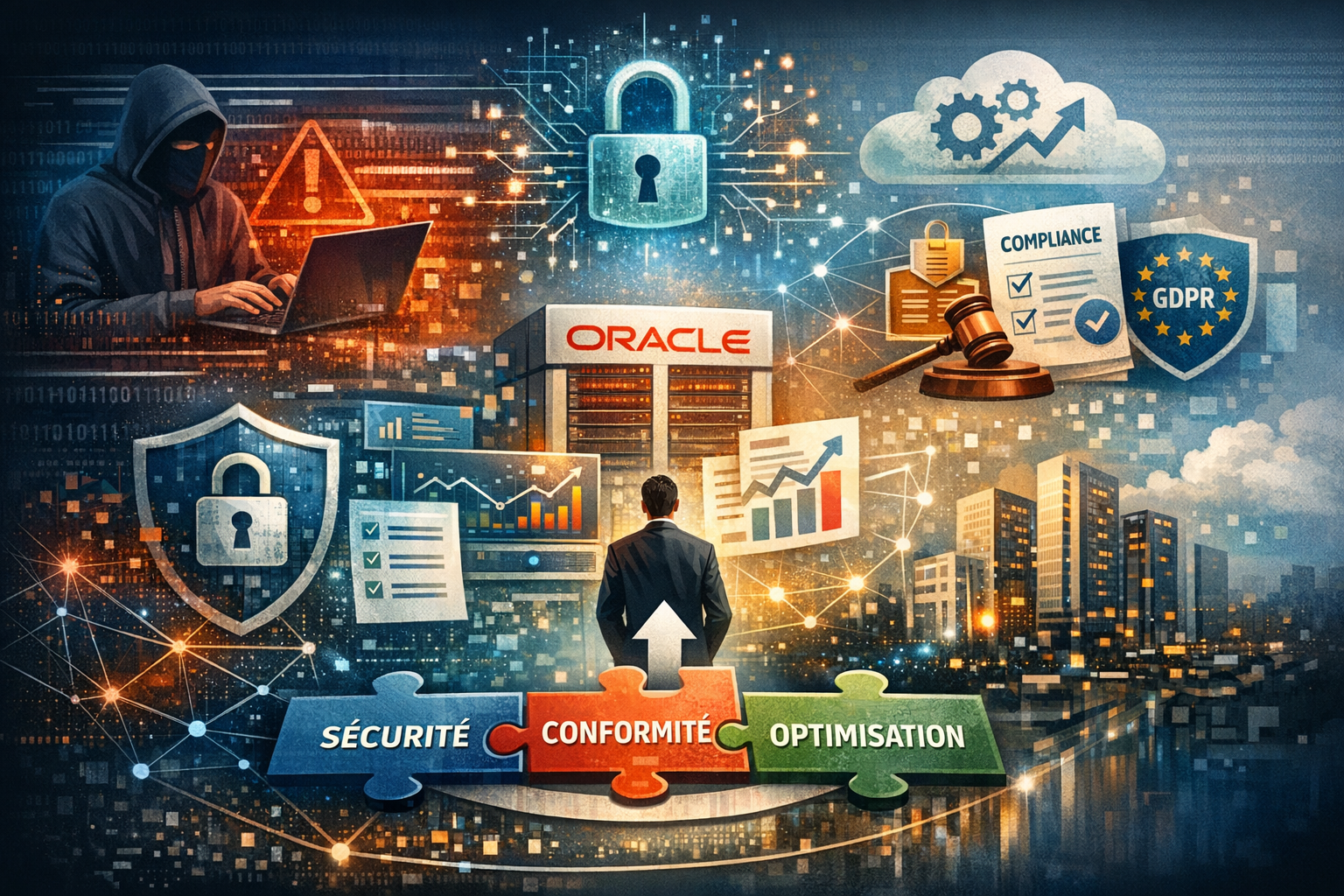 Notre mission : aider les organisations à sécuriser leurs données, moderniser leurs infrastructures et maximiser la valeur de leurs investissements Oracle.