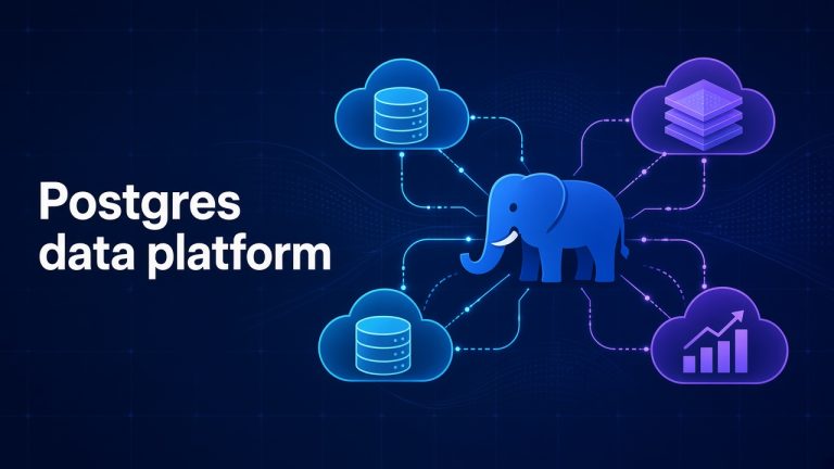 Illustration Postgres data platform : PostgreSQL au cœur des plateformes data